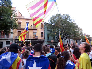 Manifestaci&oacute; 'Rep&uacute;blica!' pels carrers de la ciutat i el Parc de la Devesa