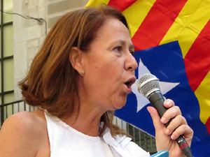 Marat&oacute; per la democr&agrave;cia. Concentraci&oacute; i parlaments a la pla&ccedil;a del Vi