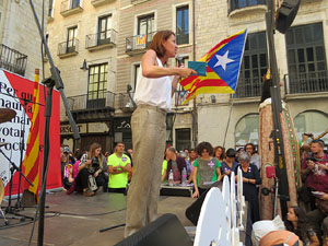 Marat&oacute; per la democr&agrave;cia. Concentraci&oacute; i parlaments a la pla&ccedil;a del Vi