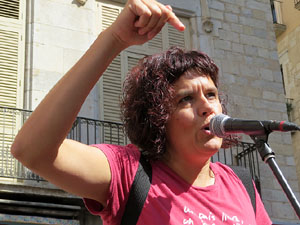 Marat&oacute; per la democr&agrave;cia. Concentraci&oacute; i parlaments a la pla&ccedil;a del Vi