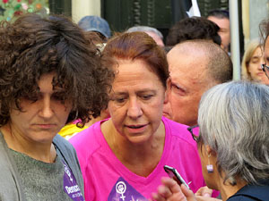 Marat&oacute; per la democr&agrave;cia. Concentraci&oacute; i parlaments a la pla&ccedil;a del Vi
