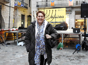 Nadal 2017. Encesa de les llums de Hanukkà a la plaça del Vi