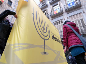 Nadal 2017. Encesa de les llums de Hanukkà a la plaça del Vi
