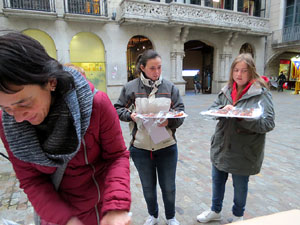 Nadal 2017. Encesa de les llums de Hanukkà a la plaça del Vi