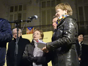 Nadal 2017. Encesa de les llums de Hanukk&agrave; a la pla&ccedil;a del Vi
