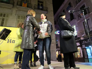 Nadal 2017. Encesa de les llums de Hanukk&agrave; a la pla&ccedil;a del Vi