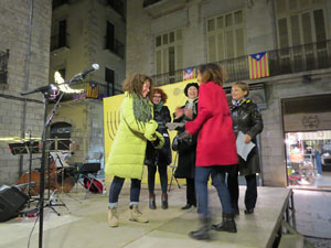 Nadal 2017. Encesa de les llums de Hanukk&agrave; a la pla&ccedil;a del Vi