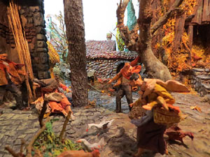 Nadal 2017. Exposició de pessebres a la Carbonera, organitzada per l'Associació de Pessebristes de Girona