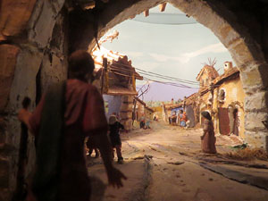 Nadal 2017. Exposici&oacute; de pessebres a la Carbonera, organitzada per l'Associaci&oacute; de Pessebristes de Girona