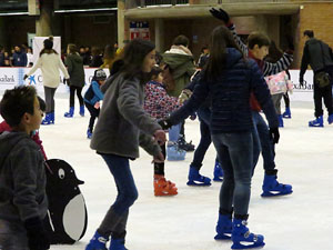Nadal 2017. Pista de gel i tobogan a Fira de Girona