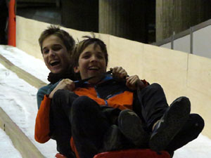 Nadal 2017. Pista de gel i tobogan a Fira de Girona