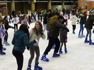 Nadal 2017. Pista de gel i tobogan a Fira de Girona