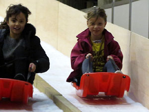 Nadal 2017. Pista de gel i tobogan a Fira de Girona