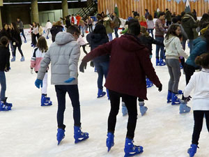 Nadal 2017. Pista de gel i tobogan a Fira de Girona