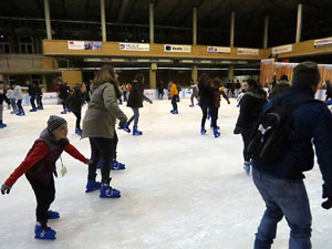 Nadal 2017. Pista de gel i tobogan a Fira de Girona