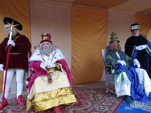 La Cavalcada de Reis 2018. El campament reial als Jardins de la Muralla