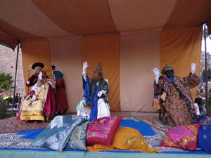 La Cavalcada de Reis 2018. El campament reial als Jardins de la Muralla