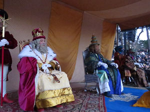 La Cavalcada de Reis 2018. El campament reial als Jardins de la Muralla