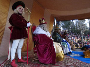 La Cavalcada de Reis 2018. El campament reial als Jardins de la Muralla