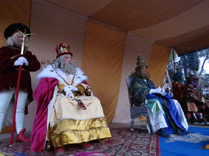 La Cavalcada de Reis 2018. El campament reial als Jardins de la Muralla