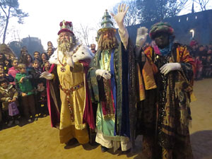 La Cavalcada de Reis 2018. El campament reial als Jardins de la Muralla
