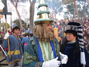 La Cavalcada de Reis 2018. El campament reial als Jardins de la Muralla