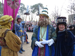La Cavalcada de Reis 2018. El campament reial als Jardins de la Muralla