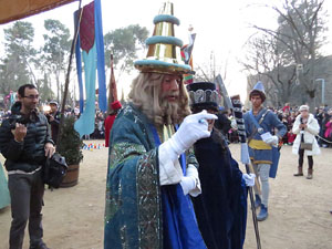 La Cavalcada de Reis 2018. El campament reial als Jardins de la Muralla