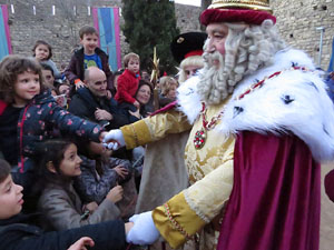 La Cavalcada de Reis 2018. El campament reial als Jardins de la Muralla