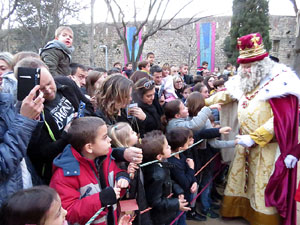 La Cavalcada de Reis 2018. El campament reial als Jardins de la Muralla