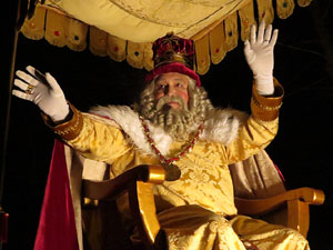 La Cavalcada de Reis 2018. Desfilada pels carrers de la ciutat, fins la pla&ccedil;a del Vi