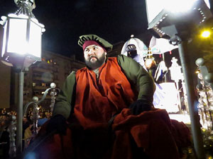 La Cavalcada de Reis 2018. Desfilada pels carrers de la ciutat, fins la pla&ccedil;a del Vi