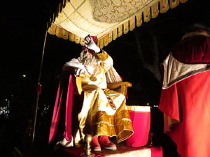 La Cavalcada de Reis 2018. Desfilada pels carrers de la ciutat, fins la pla&ccedil;a del Vi