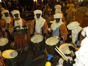 La Cavalcada de Reis 2018. Desfilada pels carrers de la ciutat, fins la pla&ccedil;a del Vi