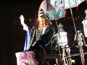 La Cavalcada de Reis 2018. Desfilada pels carrers de la ciutat, fins la pla&ccedil;a del Vi