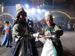 La Cavalcada de Reis 2018. Arribada del seguici a la pla&ccedil;a del Vi