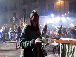 La Cavalcada de Reis 2018. Arribada del seguici a la pla&ccedil;a del Vi