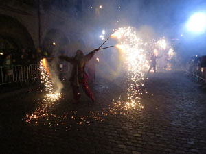 La Cavalcada de Reis 2018. Arribada del seguici a la pla&ccedil;a del Vi