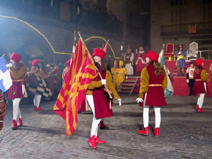 La Cavalcada de Reis 2018. Arribada del seguici a la pla&ccedil;a del Vi