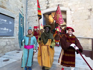 La Cavalcada de Reis 2018. La precavalcada des de la Merc&egrave; pels carrers de Girona