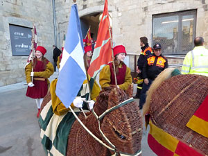 La Cavalcada de Reis 2018. La precavalcada des de la Merc&egrave; pels carrers de Girona