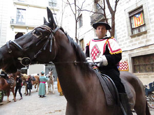 La Cavalcada de Reis 2018. La precavalcada des de la Merc&egrave; pels carrers de Girona
