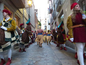 La Cavalcada de Reis 2018. La precavalcada des de la Merc&egrave; pels carrers de Girona