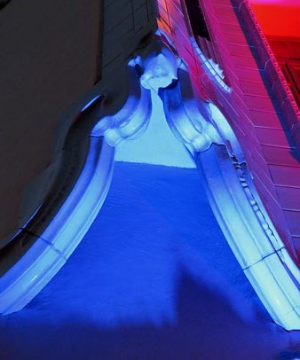 Fa&ccedil;ana de la Farinera Teixidor durant l'espectacle