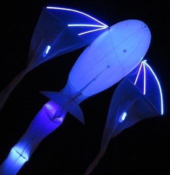 Espectacle 'Les Lumin&eacute;oles' al Parc Central