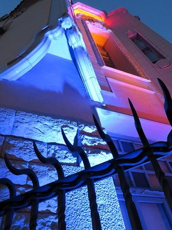 Fa&ccedil;ana de la Farinera Teixidor durant l'espectacle