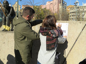 Canvi de nom de la plaça Constitució per plaça de l'1 d'octubre