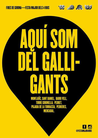 Cartell que correspon al riu Galligants