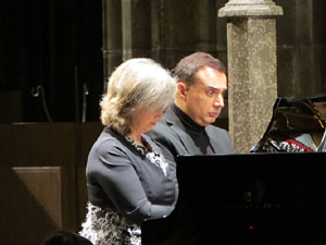 R&egrave;quiem de Mozart, per a piano a quatre mans, amb Carles Lama i Sofia Cabruja, a la Catedral de Girona