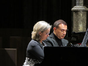 R&egrave;quiem de Mozart, per a piano a quatre mans, amb Carles Lama i Sofia Cabruja, a la Catedral de Girona